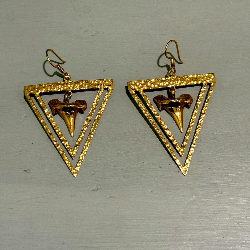 Charles Albert alchemia gold earrings